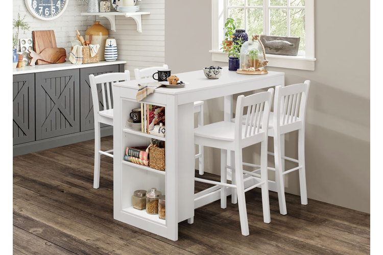 Compact dining deals table with storage